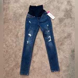 maternity pants with support band